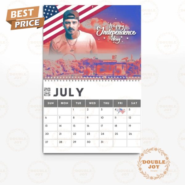 Morgan Wallen 2025 Wall Calendar