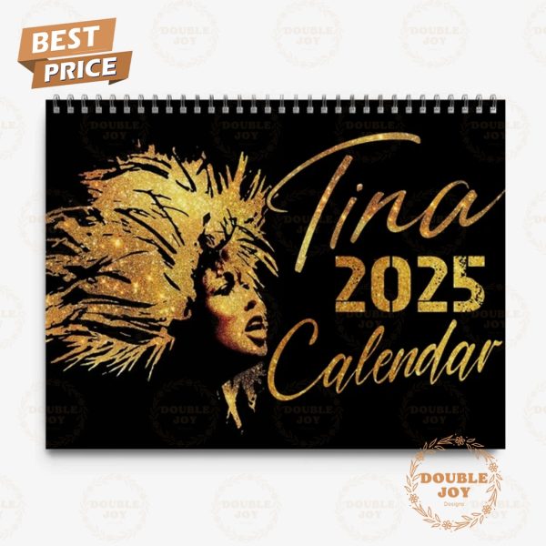 Tina Turner 2025 Wall Calendar