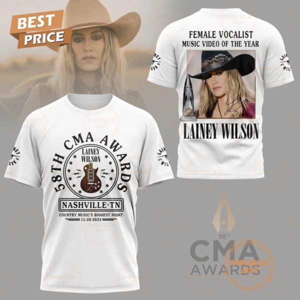 Lainey Wilson 58th Annual CMA Awards Nashville TN Country Music’s Biggest Night, Female Vocalist Music Video Of The Year T-Shirt, Hoodie