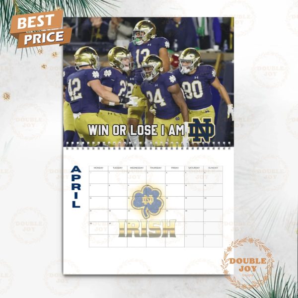 Notre Dame Fighting Irish 2025 Wall Calendar