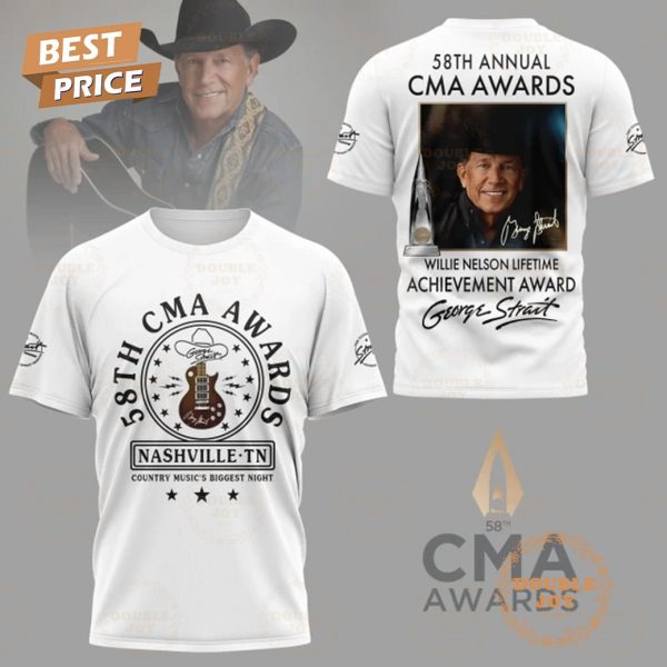 George Strait 58th Annual CMA Awards Nashville TN Country Music’s Biggest Night, Willie Nelson Lifetime Achievement Award T-Shirt, Hoodie