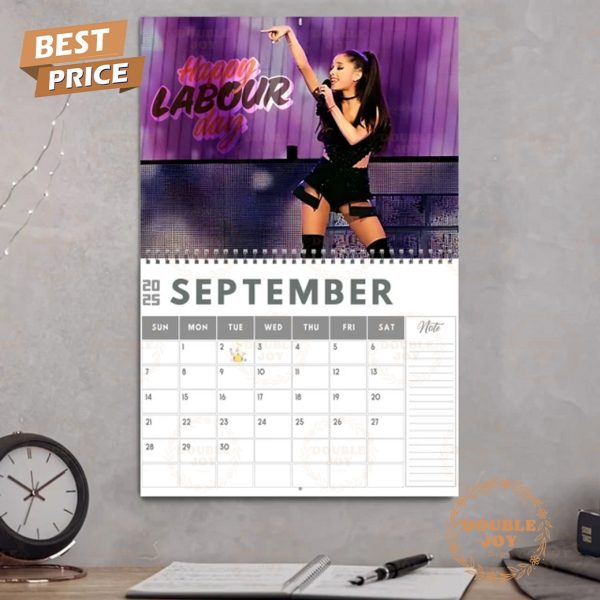 Ariana Grande 2025 Wall Calendar