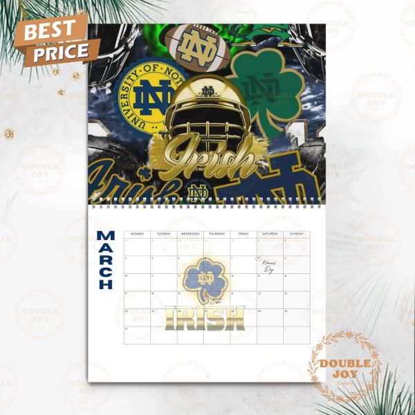 Notre Dame Fighting Irish 2025 Wall Calendar