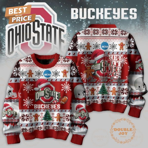 NCAA They Not Like Us Ohio State Buckeyes Merry Christmas Sweater