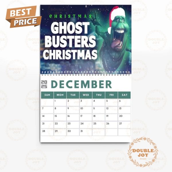 Ghost Busters 2025 Wall Calendar