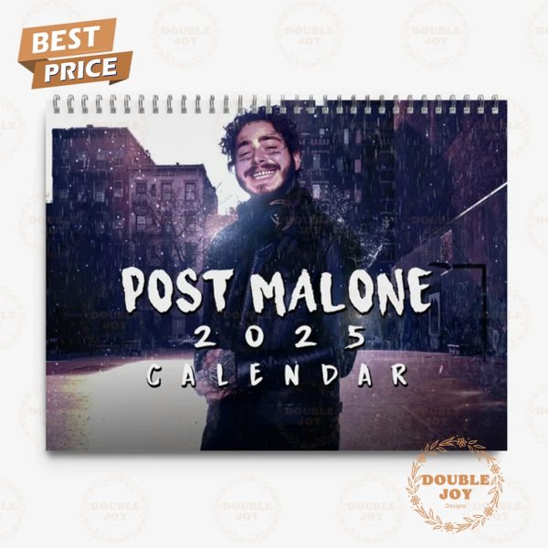 Post Malone 2025 Wall Calendar