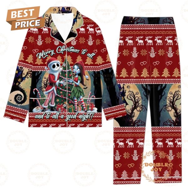 The Nightmare Before Christmas Merry Christmas To All And To All A Good Night! Pajamas Set