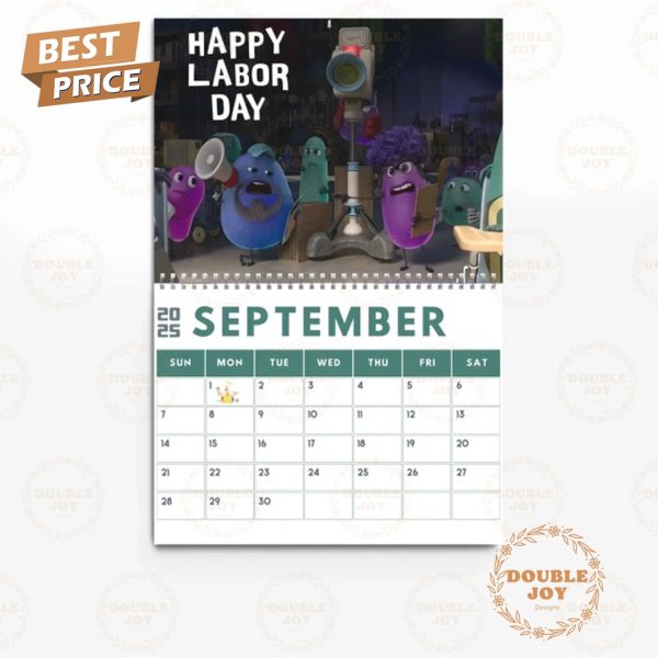 Inside Out 2 2025 Wall Calendar