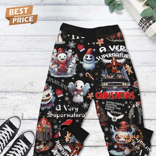 It’s The Most Supernatural Time Of The Year! Fleece Pajamas Set