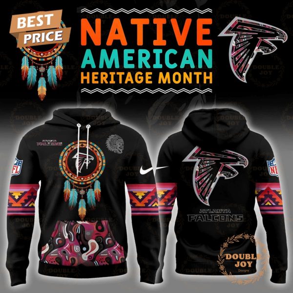 Personalise .NFL- Atlanta Falcons Native American Heritage Month Hoodie Limited edition