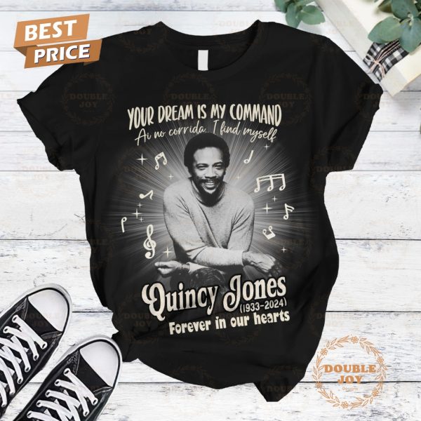 Your Dream Is My Command Ai No Corrida I Find Myself Quincy Jones 1933-2024 Forever In Our Hearts Fleece Pajamas Set