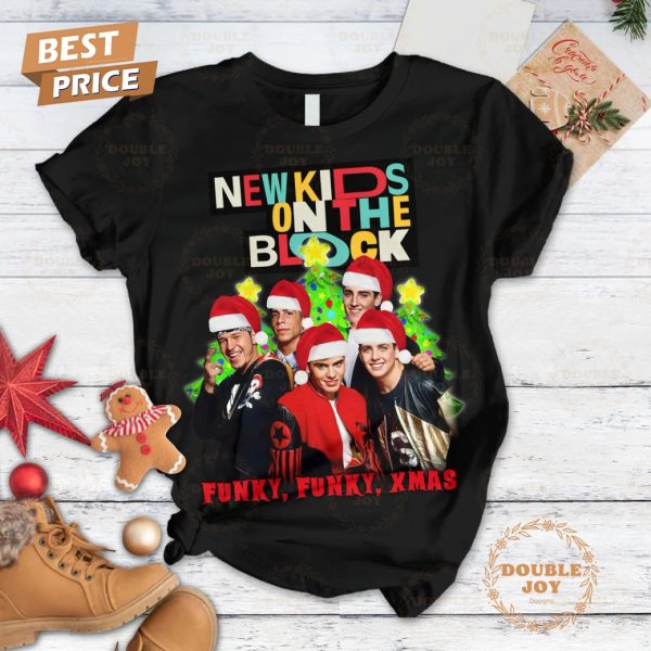 New Kids On The Block Funky Funky Xmas Fleece Pajamas Set