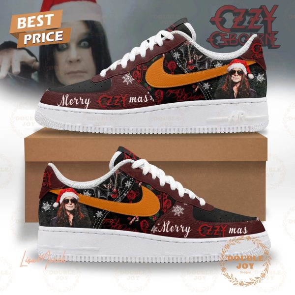 Ozzy Osbourne Merry Christmas 2024 Air Force 1 Sneakers