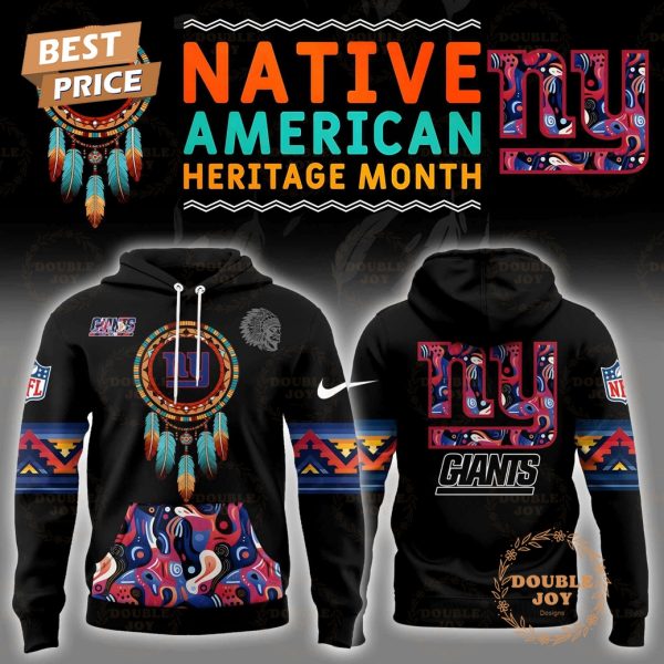 Personalise .NFL- New York Giants Native American Heritage Month Hoodie Limited edition