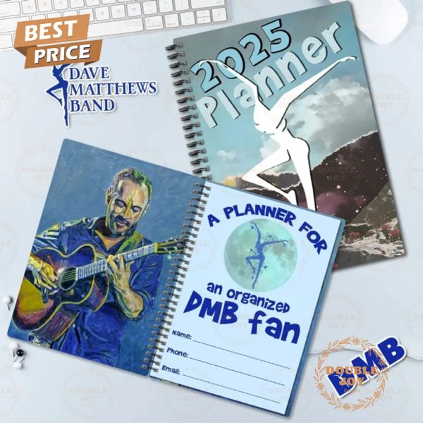 A Planner For An Organized Dave Matthews Band Fan 2025 Planner