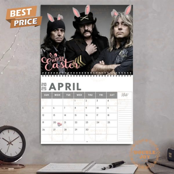 Motorhead 2025 Wall Calendar