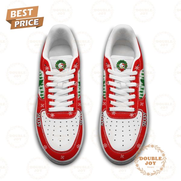 Snoopy Merry And Bright Christmas 2024 Air Force 1 Sneakers