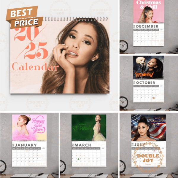 Ariana Grande 2025 Wall Calendar