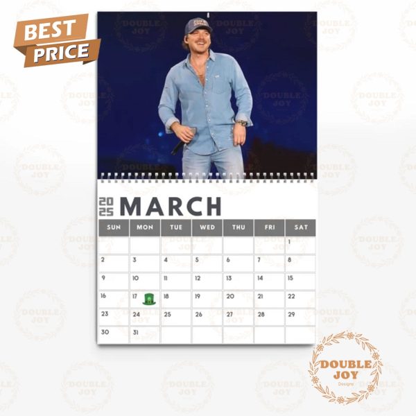 Morgan Wallen 2025 Wall Calendar