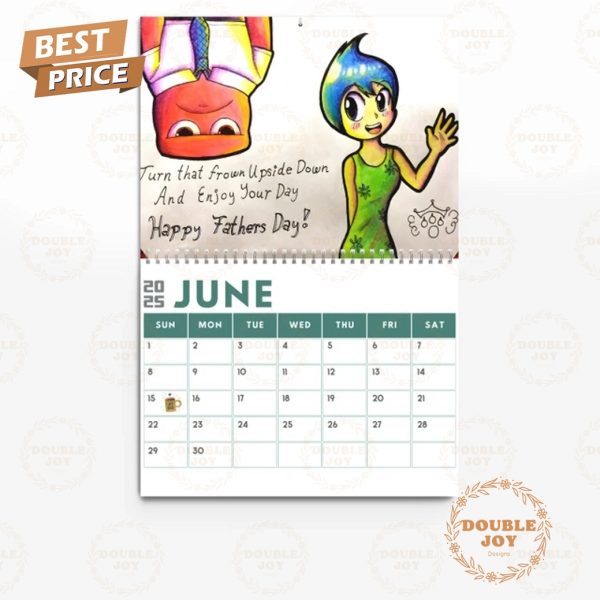 Inside Out 2 2025 Wall Calendar