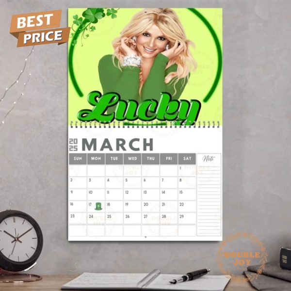 Britney Spears 2025 Wall Calendar