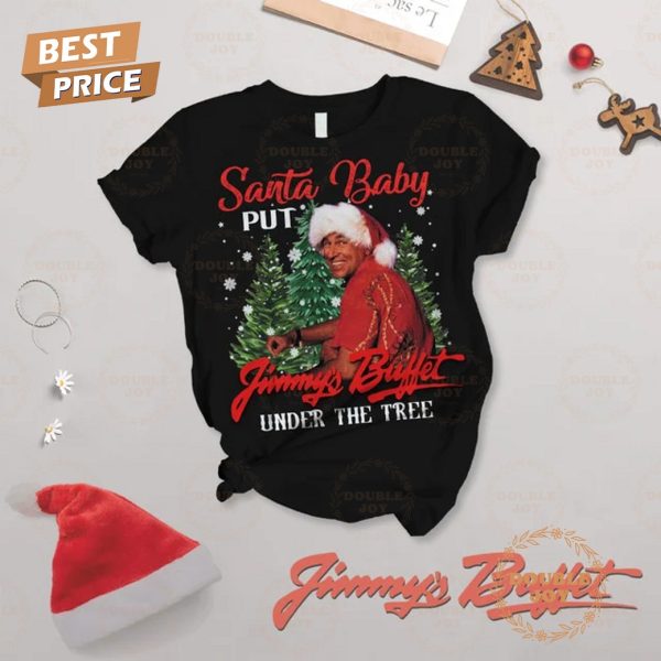 Jimmy Buffett Santa Baby Put Under The Tree Fleece Pajamas Set