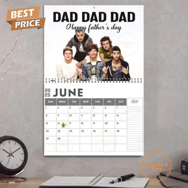 One Direction 2025 Wall Calendar