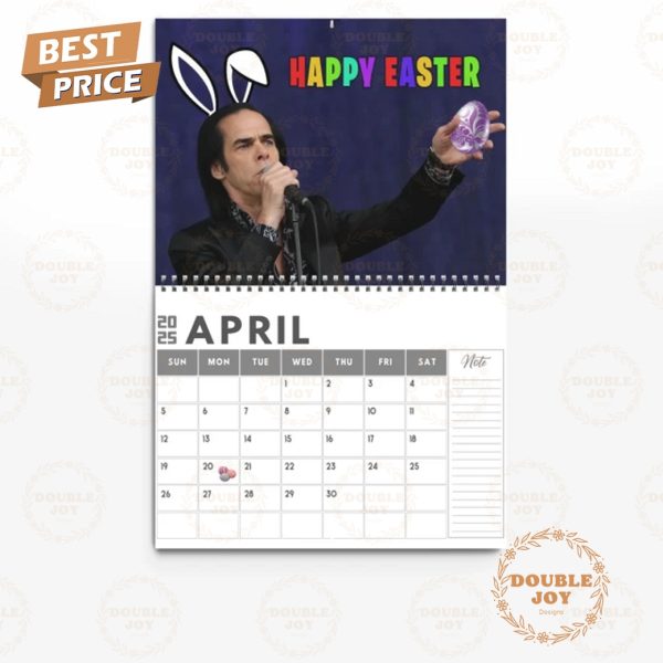 Nick Cave 2025 Wall Calendar