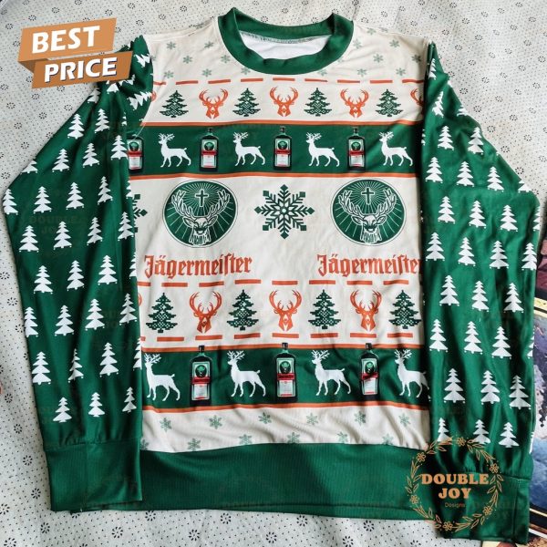 Jagermeister Liqueur Merry Christmas Sweater