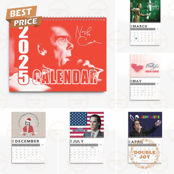 Nick Cave 2025 Wall Calendar