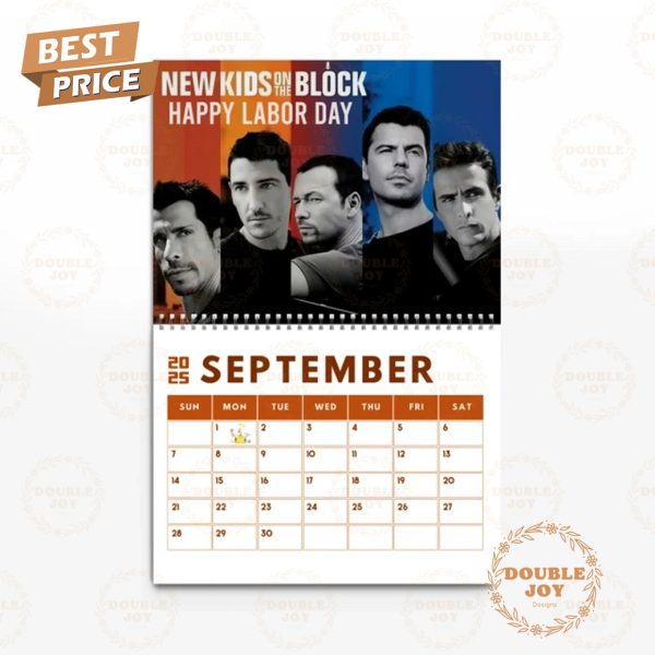 New Kids On The Block 2025 Wall Calendar