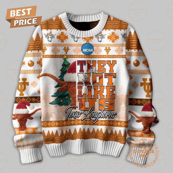 They Not Like Us NCAA Texas Longhorns, Merry Christmas To All And Too All A Hook’em Horns Sweater