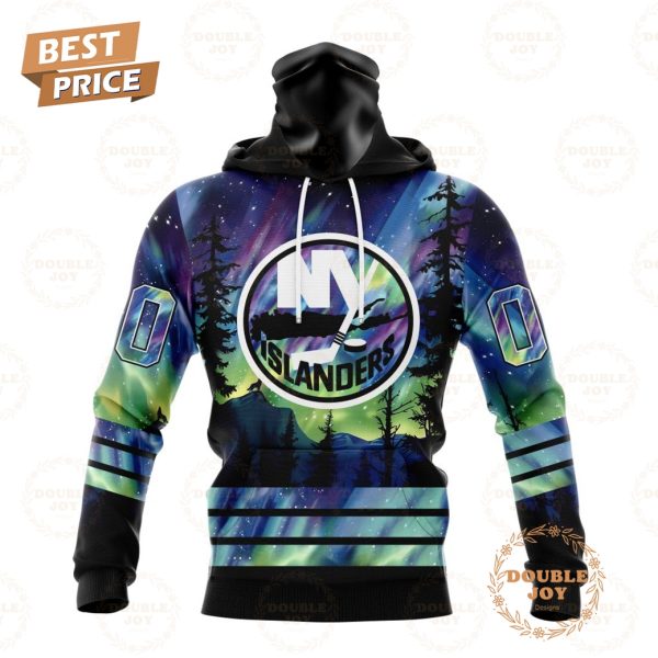 NHL New York Islanders Special Design With Northern Lights 2024 Hoodie