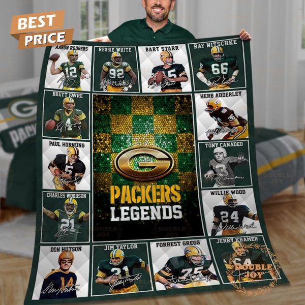 Green Bay Packers Legends 2024 Fleece Blanket