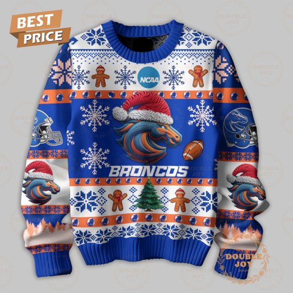 NCAA They Not Like Us Boise State Broncos Merry Christmas Sweater