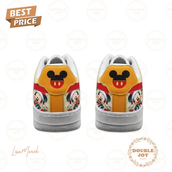 Mickey Mouse Merry Mickeymas 2024 Air Force 1 Sneakers