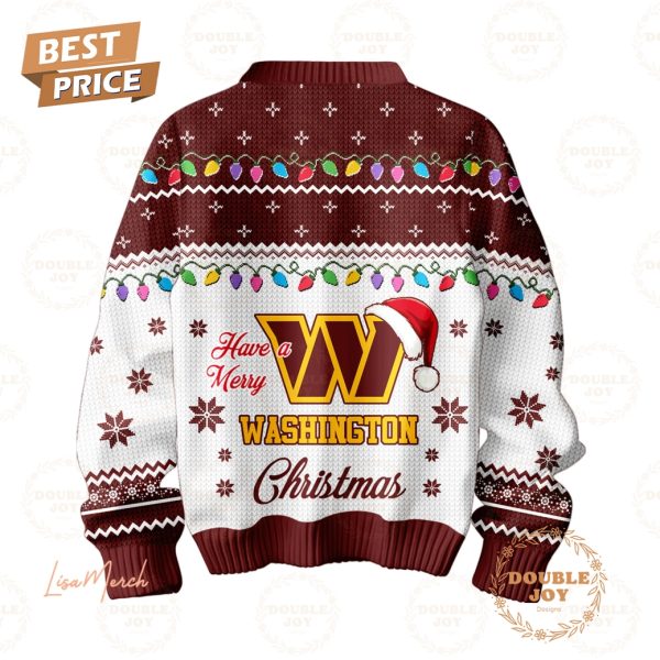 Have A Merry NFL Washington Commanders Christmas Sweater