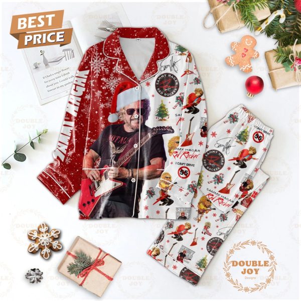 Sammy Hagar Red Rocker I Can’t Drive 55 Christmas Pajamas Set