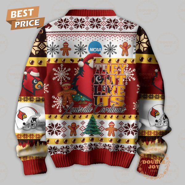 NCAA They Not Like Us Louisville Cardinals Merry Christmas Sweater