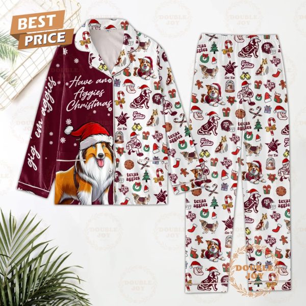 Texas A&M Aggies Have An Aggies Christmas Pajamas Set