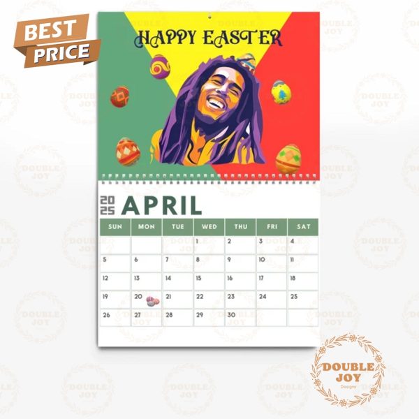 Bob Marley 2025 Wall Calendar