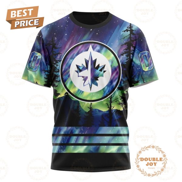 NHL Winnipeg Jets Special Design With Northern Lights 2024 Hoodie