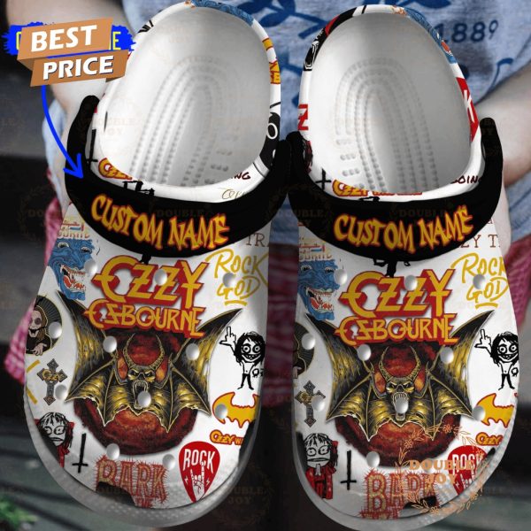 Ozzy Osbourne Rock God Custom Name Crocs