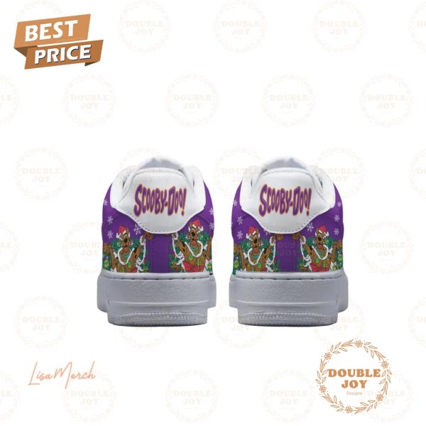 Scooby Doo Have A Groovy Christmas Air Force 1 Sneakers