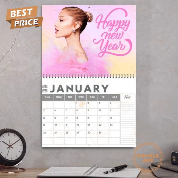 Ariana Grande 2025 Wall Calendar