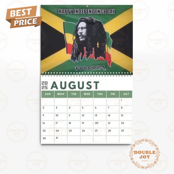 Bob Marley 2025 Wall Calendar