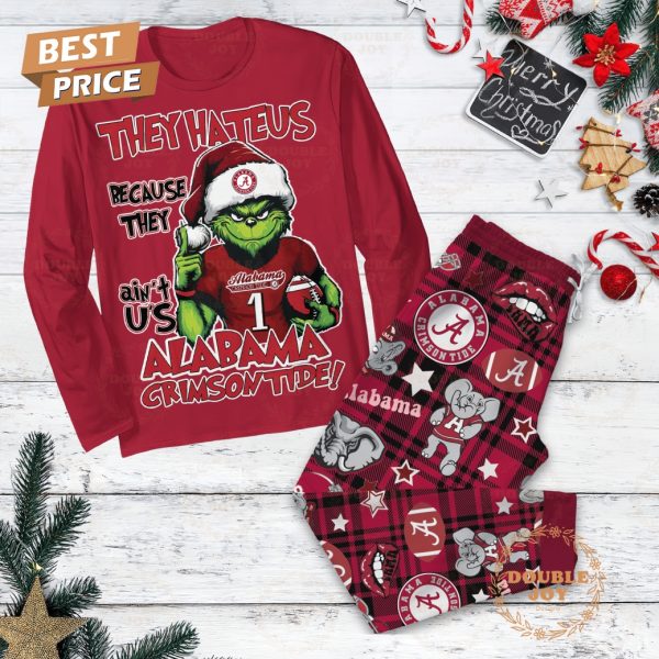 They Hate Us Because They Ain’t U’s NCAA Alabama Crimson Tide! Fleece Pajamas Set