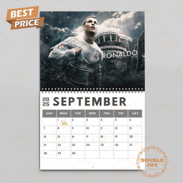 Cristiano Ronaldo 2025 Wall Calendar