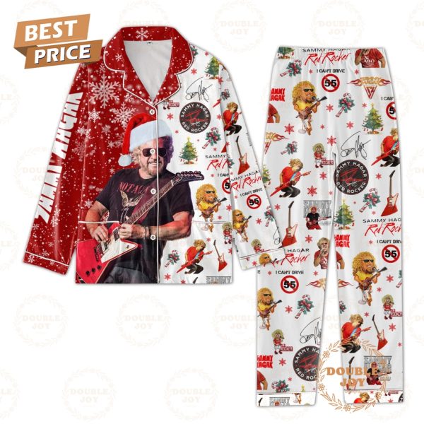 Sammy Hagar Red Rocker I Can’t Drive 55 Christmas Pajamas Set