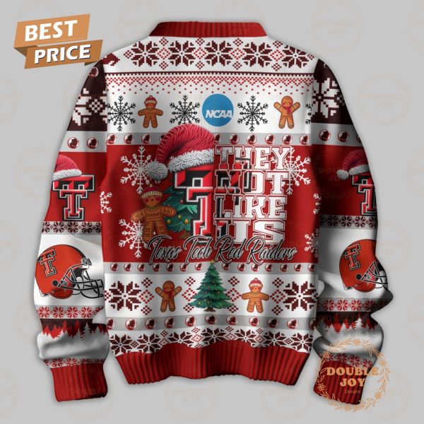 NCAA They Not Like Us Texas Tech Red Raiders Merry Christmas Sweater